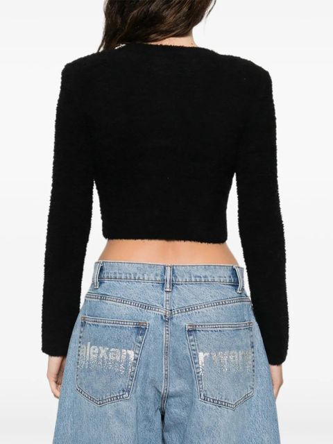 Self-Portrait embellished-button jacket - Black