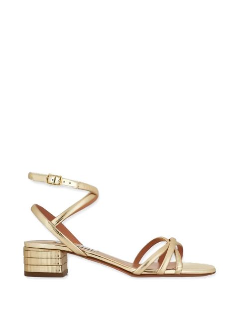 Aquazzura strappy buckle-fastening sandals - Gold - zdjęcie produktu nr 1