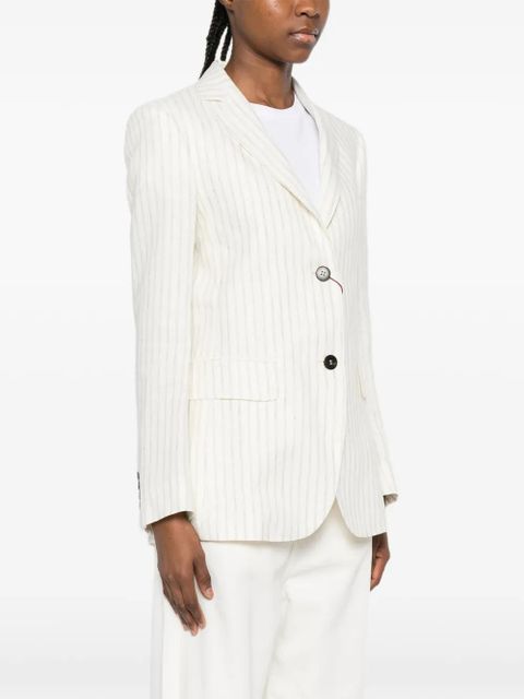 Max Mara striped button jacket - Neutrals