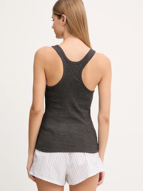 Calvin Klein Underwear top bawełniany 3-pack kolor szary LV00QS7493