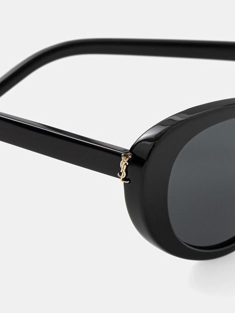 Saint Laurent okulary przeciwsłoneczne damskie kolor czarny SL M154