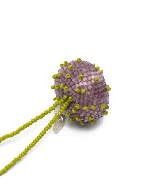 Ruslan Baginskiy beaded pendant necklace - Silver