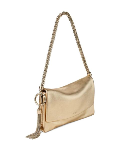 Jimmy Choo Callie Flap tassel chain shoulder bag - Gold - zdjęcie produktu nr 2