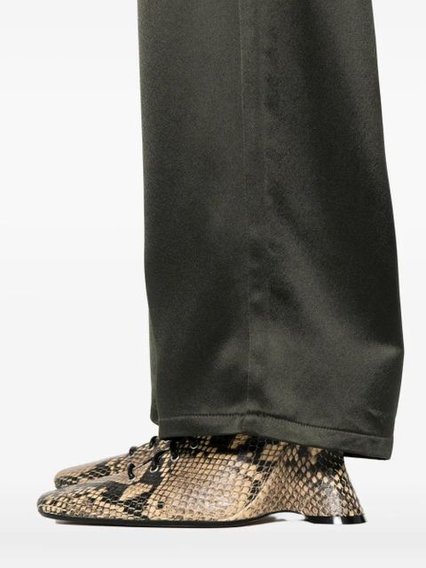 Nanushka Tita five-pocket trousers - Green