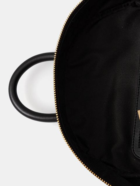 Love Moschino plecak damski kolor czarny duży z aplikacją JC4124PP0NKB100A