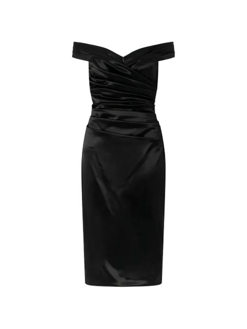 Dolce & Gabbana off-shoulder midi dress - Black - zdjęcie produktu nr 1