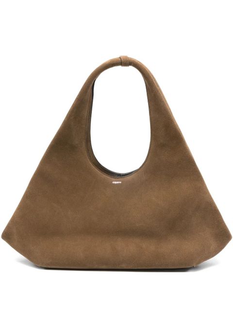 Coperni suede top-handle tote bag - Brown - zdjęcie produktu nr 1