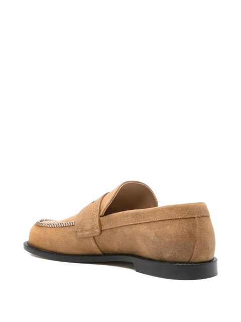 JW Anderson zip-detail penny loafers - Neutrals