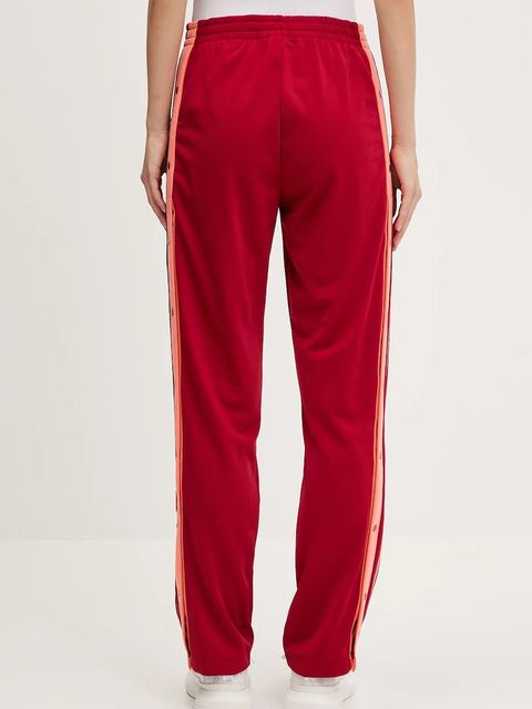 adidas Originals spodnie dresowe Adibreak damskie kolor czerwony wzorzyste JP2305