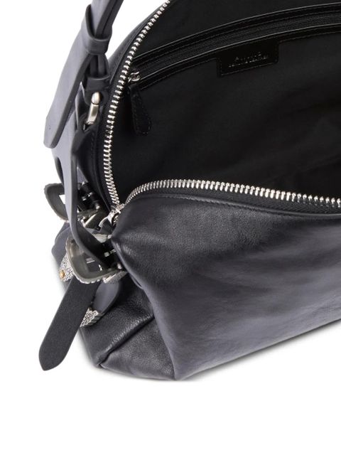 PINKO leather shoulder bag - Black