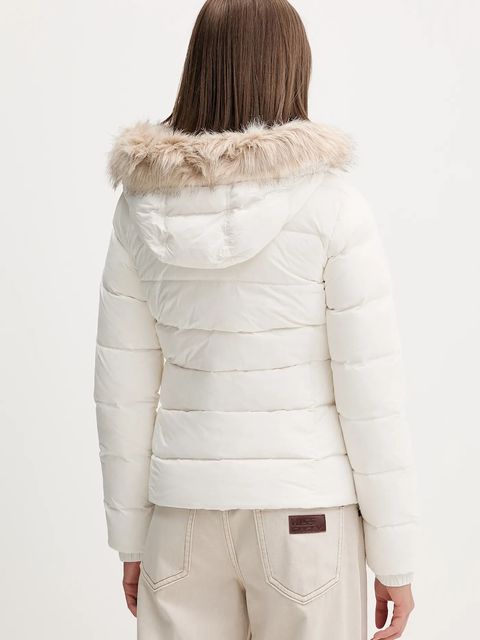 Tommy Jeans kurtka puchowa damska kolor biały DW0DW18312