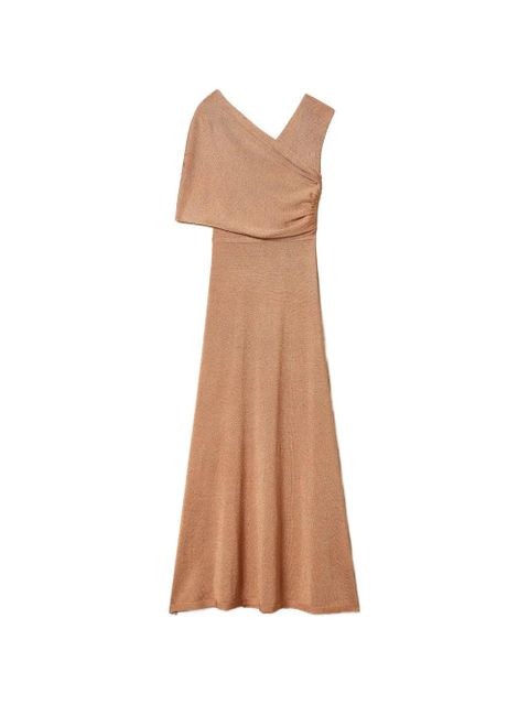 TWINSET asymmetric maxi dress - Neutrals - zdjęcie produktu nr 1