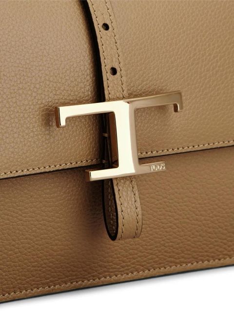 Tod's mini T-buckle flap bag - Brown