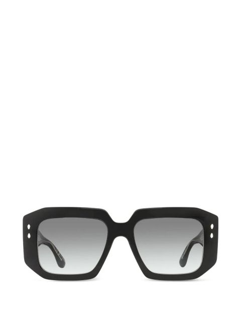 Isabel Marant Eyewear Lizzy rectangular-frame sunglasses - Black - zdjęcie produktu nr 1
