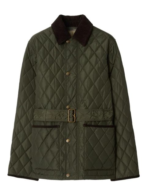 Burberry diamond-quilted jacket - Green - zdjęcie produktu nr 1