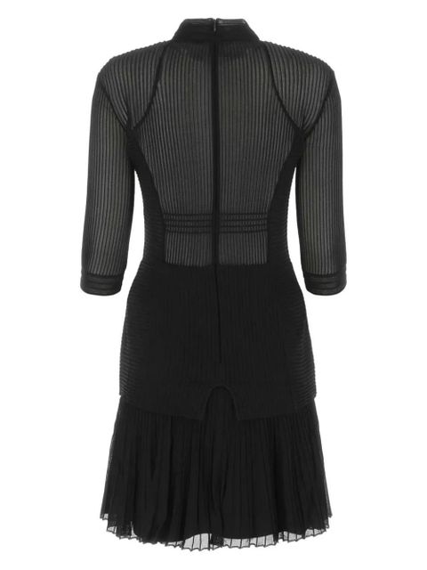 Givenchy sheer-panel mini dress - Black - zdjęcie produktu nr 2