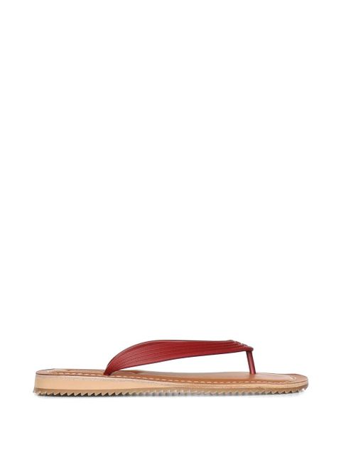 Miu Miu Pink ribbed sandals - Red - zdjęcie produktu nr 1