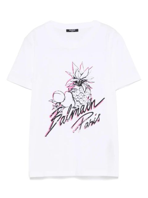 Balmain cotton T-shirt - White - zdjęcie produktu nr 1