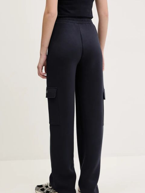 Guess spodnie dresowe CECILIA kolor niebieski z aplikacją V4BB12 K7UW2