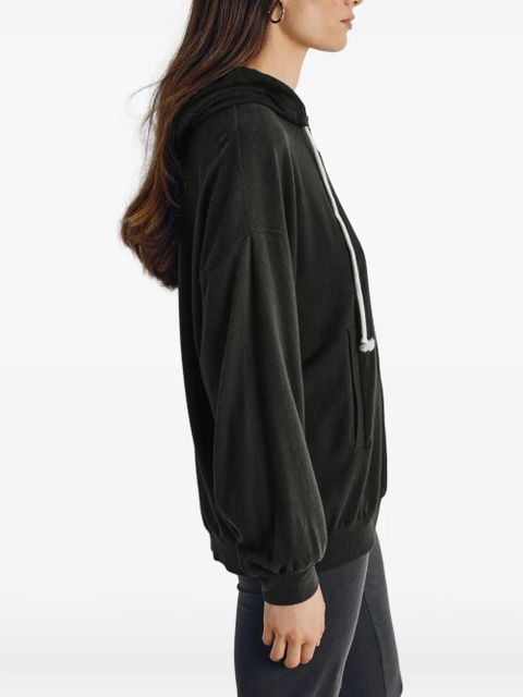 American Vintage Ypawood zip-up hoodie - Black