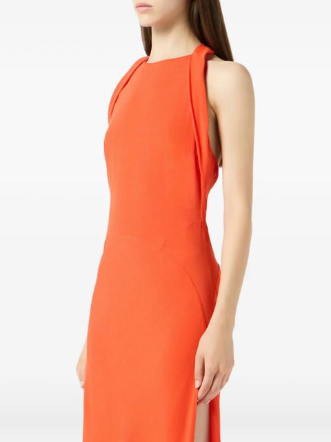 Blumarine halterneck maxi dress - Orange - zdjęcie produktu nr 1