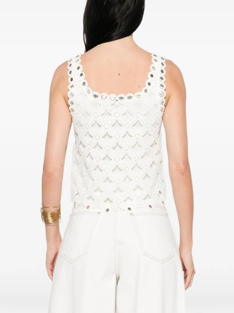 Maje embellished top - White