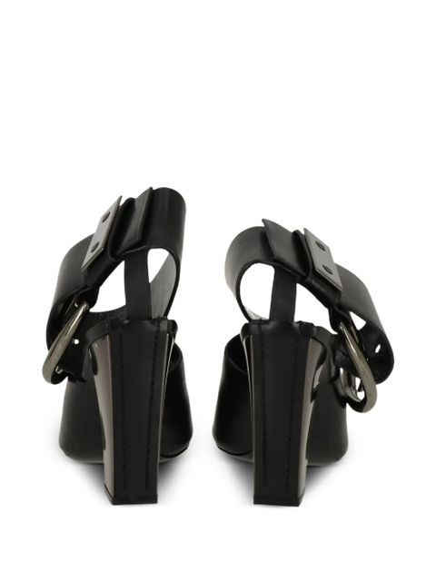 TOM FORD buckle-detail leather sandals - Black