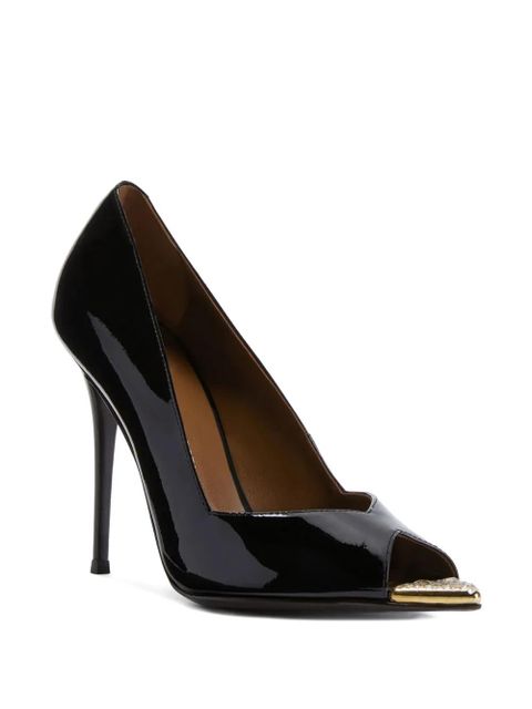 Giuseppe Zanotti 105mm Intriigo rhinestone sandals - Black