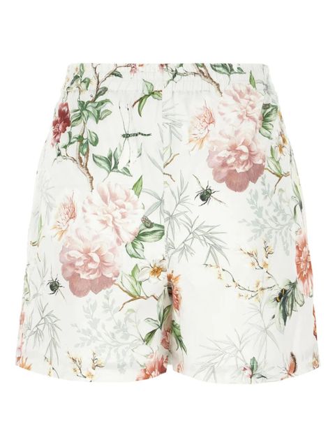 The Attico floral-print cotton shorts - White - zdjęcie produktu nr 2