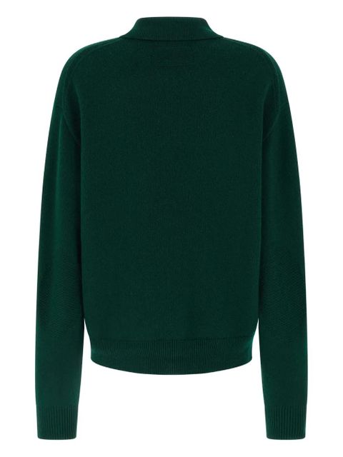 Guest In Residence Allday ribbed-sleeve sweater - Green
