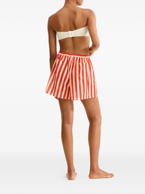 ERES striped shorts - Red