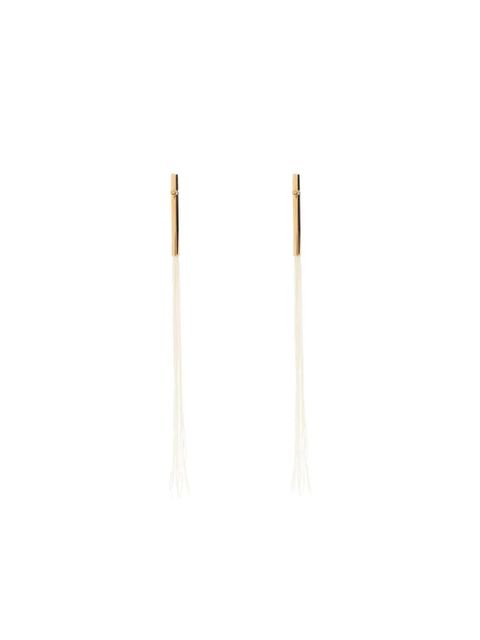 Jil Sander tasselled earrings - Gold