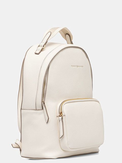 Tommy Hilfiger plecak damski kolor beżowy mały gładki AW0AW17471 - zdjęcie produktu nr 2