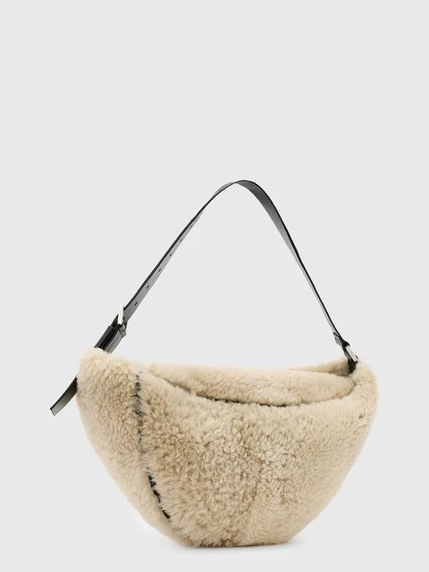 AllSaints torebka skórzana LUNA - zdjęcie produktu nr 2