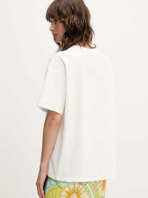 Never Fully Dressed t-shirt Cart damski kolor biały NFDTO1813