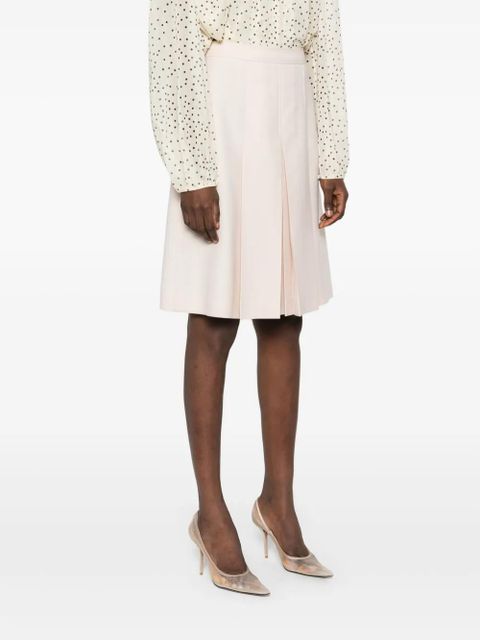 Valentino Garavani pleated mini skirt - Neutrals