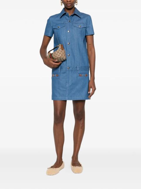 Gucci denim mini dress - Blue - zdjęcie produktu nr 2