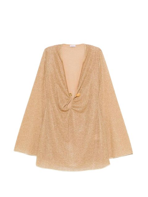 Oséree stone-embellishment mini dress - Neutrals - zdjęcie produktu nr 1