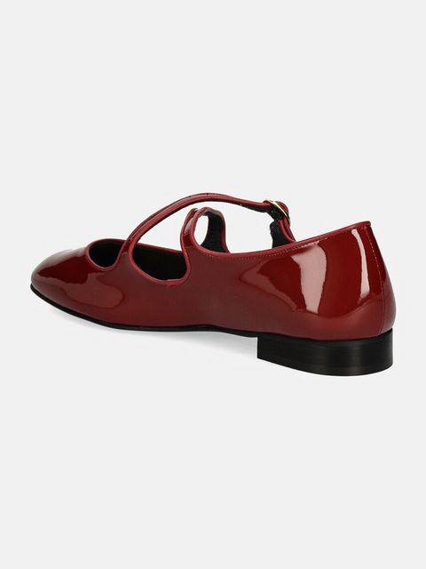 Jonak baleriny skórzane DUCKY kolor czerwony 3600202 - zdjęcie produktu nr 2