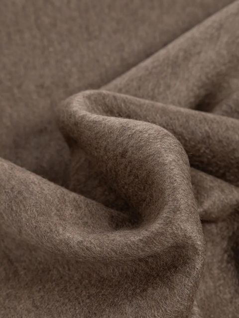 Max Mara fringed cashmere scarf - Brown