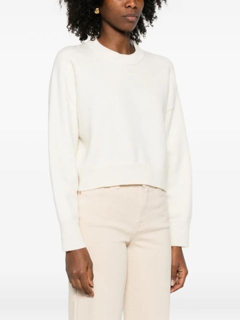 LouLou de Saison ribbed-trim sweater - Neutrals