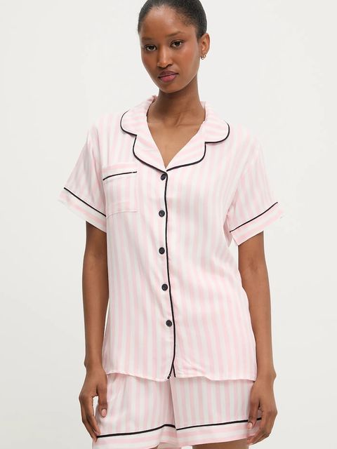 Answear.LAB piżama damska kolor różowy