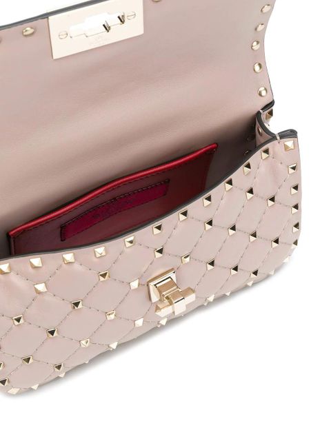 Valentino Garavani small Rockstud Spike shoulder bag - Neutrals