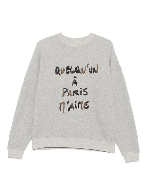 Ba&Sh slogan-print sweatshirt - Grey - zdjęcie produktu nr 1