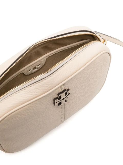 Tory Burch McGraw leather camera bag - Neutrals