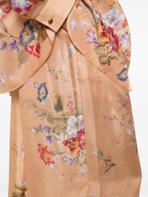 ZIMMERMANN Patience floral trousers - Neutrals