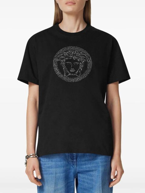 Versace Medusa embellished T-shirt - Black - zdjęcie produktu nr 2