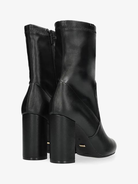 Mexx botki SANNA INDY damskie kolor czarny na słupku lekko ocieplone MI001706953W