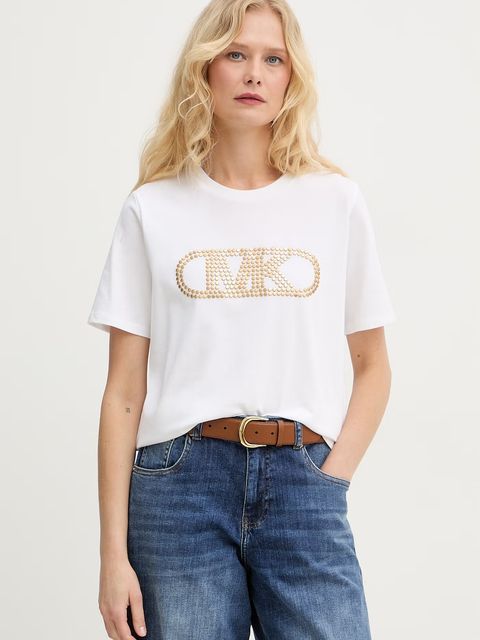 MICHAEL Michael Kors t-shirt damski bawełniany - zdjęcie produktu nr 2