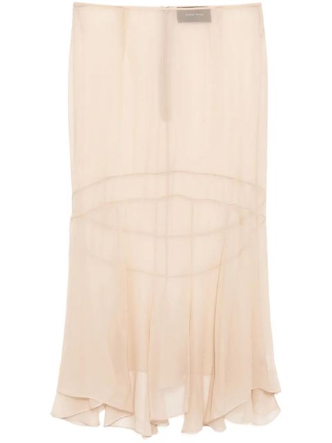 Simone Rocha multi-seam midi skirt - Neutrals - zdjęcie produktu nr 1